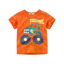 Camiseta de algodón para niños y niñas, camiseta de coche, camiseta de niño, camiseta de cumpleaños, 2021 2024 - compra barato