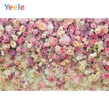Фон для фотосъемки Yeele с изображением розовых цветов для портретной детской свадебной фотосъемки реквизит для фотостудии 2024 - купить недорого