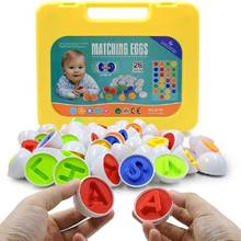 Juego de huevos inteligentes Montessori para bebé, juguete educativo para aprender matemáticas, rompecabezas, 1 Juego 2024 - compra barato