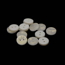 SHINE Brand 50PCs Resin Sewing Button Scrapbooking Round Imitation shell 2 Holes Costura Botones bottoni botoes S1049 11.5mm 2024 - buy cheap