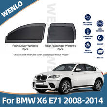 Parasol magnético para ventana de coche, parasol para puerta de BMW X6 E71, 2008-2014 2024 - compra barato