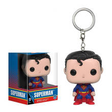 Funko Новый стиль DC персонажей комиксов Супермен Карманный Брелок для ключей pop игрушка экшн статуэтки коллекционные модели игрушки для детей, подарок 2024 - купить недорого