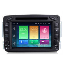 Radio con GPS para coche, reproductor multimedia con Android 10, IPS, DSP, 4GB de RAM, 2Din, DVD, cámara estéreo, RDS, para Mercedes Benz CLK W209 W203 W463 W208 2024 - compra barato