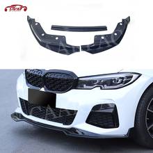 3 PCS/Set Front Lip Spoiler Chin Splitters For BMW 3 Series G20 2019 2020 ABS MP Style Bumper Protector 2024 - buy cheap