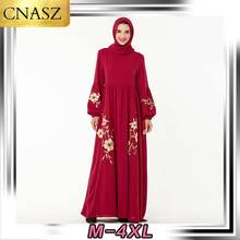 Último vestido musulmán Dubai de talla grande mujer islámica Turquía elegante vestido árabe bordado moda Kimono marroquí Oriente 2024 - compra barato