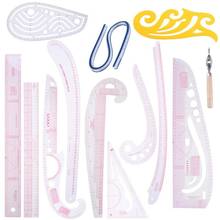 13pcs/set Multi-function Clothing Garment ​Sample Cutting Rulers Yardstick Sleeve Arm French Curve Set Cutting Ruler Paddle Whee 2024 - buy cheap