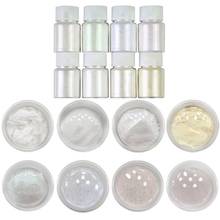 8 Pcs/set Pearlescent Powder Handmade Jewelry Making Filling Material Crystal Mud Pigment DIY Epoxy Filler 2024 - buy cheap