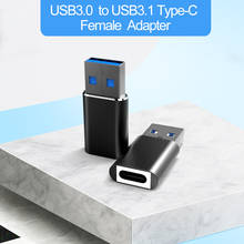 Metal housing small USB 3.0A male to type C female Converter Adapter Type-c USB Standard Charging 5Gbps Data Transfer 2024 - buy cheap