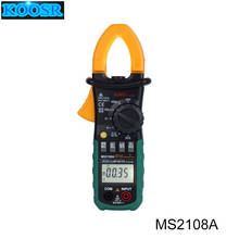 Newest Digital Multimeter Amper Clamp Meter MS2108A Current Clamp Pincers AC/DC Current Voltage Capacitor Resistance Tester 2024 - buy cheap