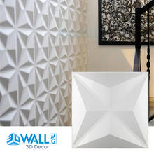 Molde de painel de azulejo 3d 30x30cm, adesivo de parede de gesso 3d, papel de parede para sala de estar, mural, à prova d'água, adesivo de parede 3d para banheiro e cozinha 2024 - compre barato
