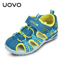 UOVO 2021 Child Boys Mixed Color Girl Dress Shoes And Sandals Summer Big Kids Sport Toddler Beach Shoe 3 5 6 7 8 9 10 11 12 Year 2024 - buy cheap