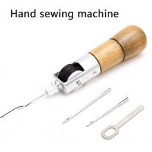 Leather Lock Stitching Sewing Awl Leather Hand Stitcher Thread Needles Kit For Fabric Craft Stitch Leather Fabric Leather Tools 2024 - buy cheap