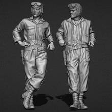 1/35 Scale Soldiers Unpainted Resin Figure Building Kit 2024 - buy cheap