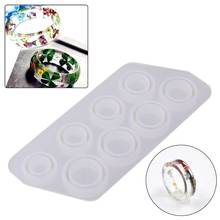 Flat Rings Mold Collection Handmade DIY Making Ring Jewelry Silicone Mold Crystal Epoxy Mould  2024 - buy cheap