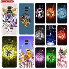 Capa de celular digimon anime estrela para samsung a8 a6 plus, 2018 2017 2016 a10 a30 a40 a50 a71 a70 a80 a90 a9 a7 a5 2024 - compre barato