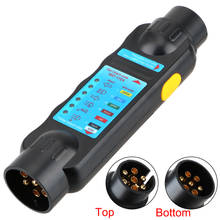 12V 7 Pin Trailer Tester Car Towing Light Tester Caravan Towing Tow Bar Light Wiring Tester Plug Socket Diagnostic Tools 2024 - buy cheap