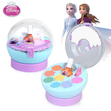 Disney-caja de cristal de frozen para niñas, caja de cristal de Belleza real, casa de juegos, juguete, regalo de cumpleaños 2024 - compra barato