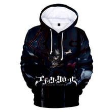 Aikooki-Sudadera con capucha 3D de trébol negro para hombre y mujer, ropa para parte superior masculina, estilo Harajuku, de Anime, con estampado de trébol negro, 2020 2024 - compra barato