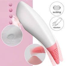 Powerful Clit Sucker Vibrator Tongue Vibrating Nipple Sucking Blowjob Clitoris Stimulator Etotic Sex Toys for Women Masturbator 2024 - buy cheap