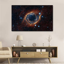 Pintura sobre lienzo del universo, espacio y estrellas, cielo estrellado, Planeta, carteles e impresiones, Cuadros, imágenes artísticas de pared para decoración de sala de estar 2024 - compra barato