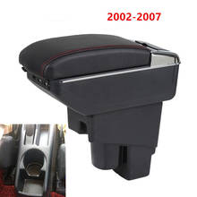 Descanso de braço e console central para honda fit, capa de couro, para modelos jazz 02-07, quintal, descanso de braço e centro, 2003, 2004, 2005, 2006, 2007 2024 - compre barato