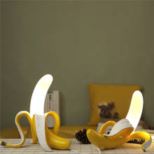 Банановые светильники арт-деко настольные лампы для гостиной Стеклянный Абажур Настольная осветительная прикроватная лампа для спальни светодиодный ночник 2024 - купить недорого