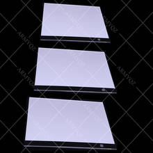 Tablet gráfico de desenho com luz led, a3 a4 a5, kit de acessórios de pintura com diamante 2024 - compre barato