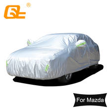 Fundas de algodón para coche, protección solar uv para exteriores, polvo, lluvia, nieve, para Mazda 3, sedán, CX-5, CX-9, Invierno 2024 - compra barato