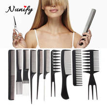 Nunify Travel Hair Brush Wide Tooth Plastic Hair Brush Comb Wet Detangling Hair Comb Pro Salon Soft Hair Care Styling Tool 2024 - buy cheap