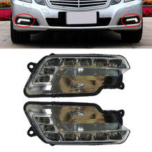 Dwcx 2 peças de lâmpada de luz diurna para carros, 2 peças, luz de neblina drl para mercedes-benz e class w212 2004-2011 2128200856 2009 2011 2024 - compre barato