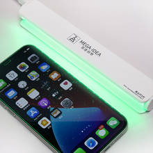 Qianli MEGA-IDEA ЖК-дисплей Экран ремонт пыли лампа покрытие против отпечатков пальцев Экран смены пыли Дисплей лампа для ремонта телефона зеленый светодиодный 2024 - купить недорого