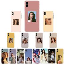 YNDFCNB-funda de Lana Del Rey para iPhone, modelo cantante Sexy, para iPhone X, XS MAX, 6, 6s, 7, 7plus, 8, 8Plus, 5, 5S, se 2020, XR, 12, 11 pro max 2024 - compra barato