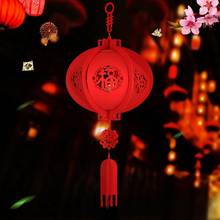 1PC Chinese Spring Festival Supplies 3D Blessing Lantern Red New Year Decoration Marriage Room Decoration Hanging Palace Lights 2024 - buy cheap