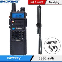 Baofeng-walkie-talkie UV-5R 3800, Radio bidireccional, portátil, UHF, 400-520MHz, VHF, 136-174MHz, uv82, uv-82, UV5R 2024 - compra barato