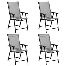 2/4-Pack Patio  Folding Chairs Portable for Outdoor Camping  Beach  Deck Dining Chair with Armrest Patio Chair 2024 - buy cheap