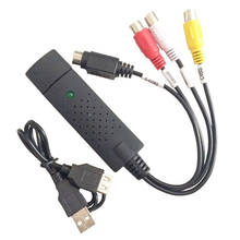 Conversor usb2.0 vhs para dvd, converter vídeo analógico em formato digital 2024 - compre barato