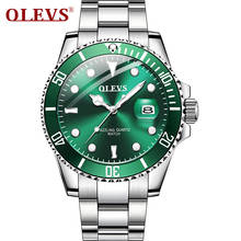 Olevs-relógio de pulso masculino luxuoso, modelo 2020, à prova d'água, relógio com data, quartzo, esportivo 2024 - compre barato