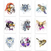 5D DIY Animal Diamond Painting Cross Stitch Full Square Round Drill Embroidery Colorful Handmade Home Room Wall Decor Craft 2024 - buy cheap