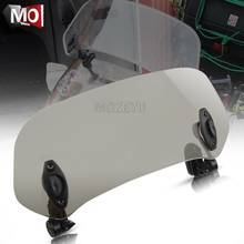 Motorcycle Windshield Extension Spoiler Windscreen Air Deflector For eu3 125 200 250 300 400 500 e3, Motorcycle windscreen, universal Motorcycle windshield, wind deflectors 2024 - buy cheap