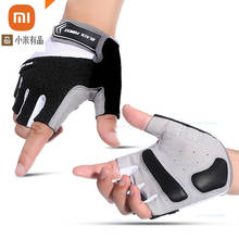 Xiaomi-guantes de medio dedo para ciclismo, protectores de manos gruesos con absorción de impacto, transpirables, absorbentes de sudor, para exteriores 2024 - compra barato