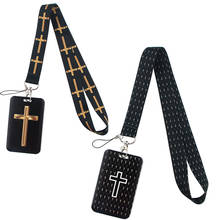 LX619 Cross Jesus Belief Neck Strap For Card Badge Gym Key Chain Lanyard Key Holder DIY Hang Rope For Religious Believers 2024 - buy cheap
