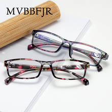 MVBBFJR-gafas cuadradas a la moda para hombre y mujer, lentes ópticas portátiles para presbicia, montura Retro, lentes de lectura Vintage, regalo al por mayor 2024 - compra barato