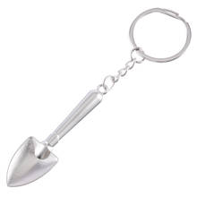 65mm Shovel Spoon Keyring Zinc Alloy Pocket Shovel Keychain Key Ring for Gifts Souvenir Decor 2024 - buy cheap