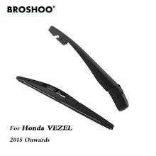 BROSHOO-escobillas de limpiaparabrisas trasero de coche, brazo de limpiaparabrisas trasero para Honda Vezel Hatchback (2015-) 255mm, accesorios para automóviles 2024 - compra barato