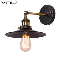 Retro Industrial Wall Lamp Loft Vintage Black Iron Wall Sconce Stair Light Fixture For Home Corridor Outdoor Lighting 110V 220V 2024 - buy cheap