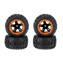 4PCS Tires & Wheels Rims Remote Control Cars Accessories for HBX 16889 1/16 RC Car Vehicles Spare Parts M16038 2024 - buy cheap