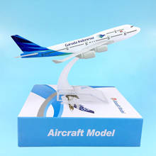 16CM 1:400 Scale Boeing B747-400 Model Toys Garuda Indonesia Airlines Airbus Resin Aircraft Airliner Display Souvenir Collection 2024 - buy cheap