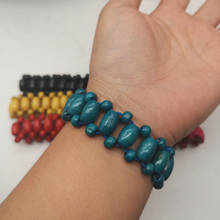 Free Shipping!! 10pcs/lot!! African Shape Wood Beads Bracelet can mixed designs 2024 - buy cheap