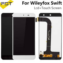 ЖК-дисплей 5,0 дюйма для Wileyfox Swift, кодирующий преобразователь сенсорного экрана в сборе, Замена ЖК-дисплея для смартфона Wileyfox Swift + Инструменты 2024 - купить недорого