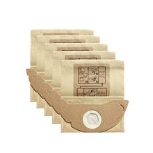 10 pieces vácuo sacos de filtro de papel saco de pó substituição para karcher a2000 series wd2.250 6.904-322.0 2024 - compre barato